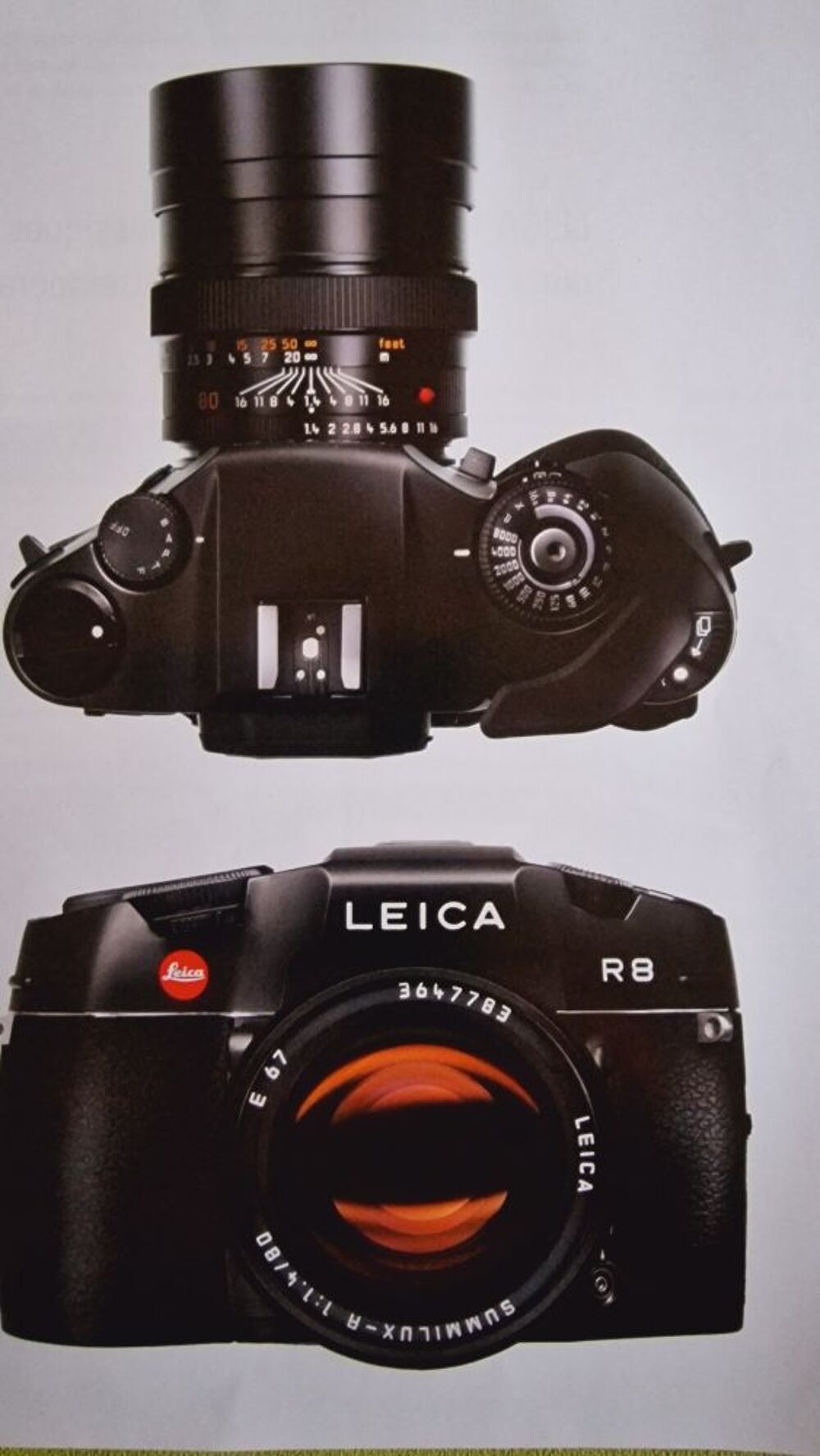 NOUVEAU LEICA R8 Photos/Video/TV