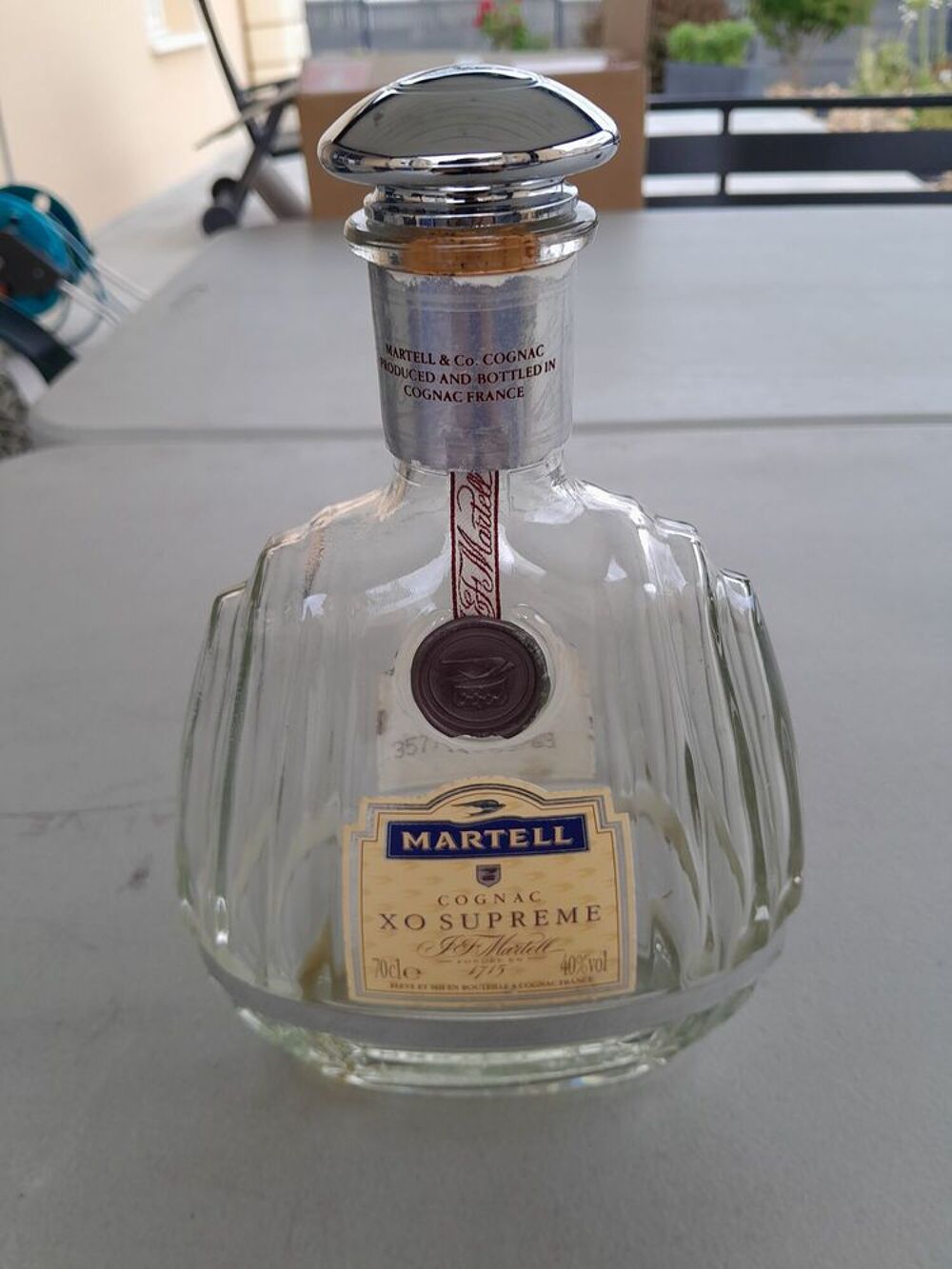CARAFE VIDE MARTELL OX TEL / 0627473514 