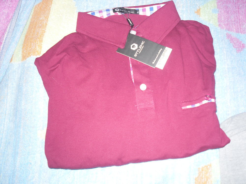 POLOS HOMME NEUFS XL -MANCHES LONGUES - Vtements