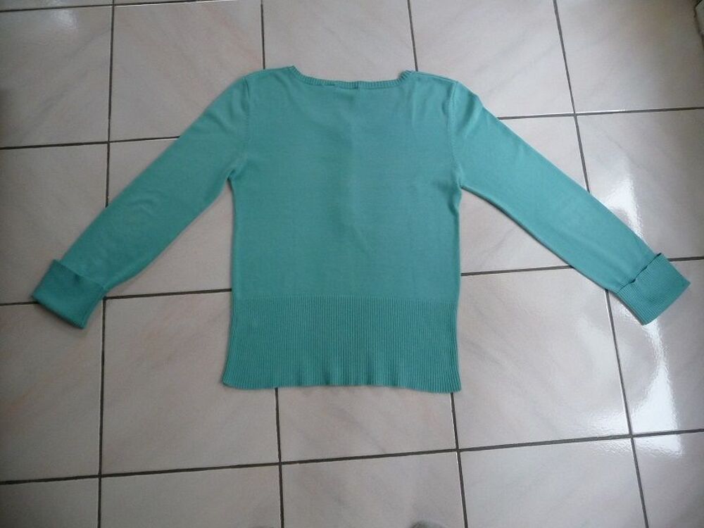 Pull bleu aqua manches longues taille 36 Vêtements