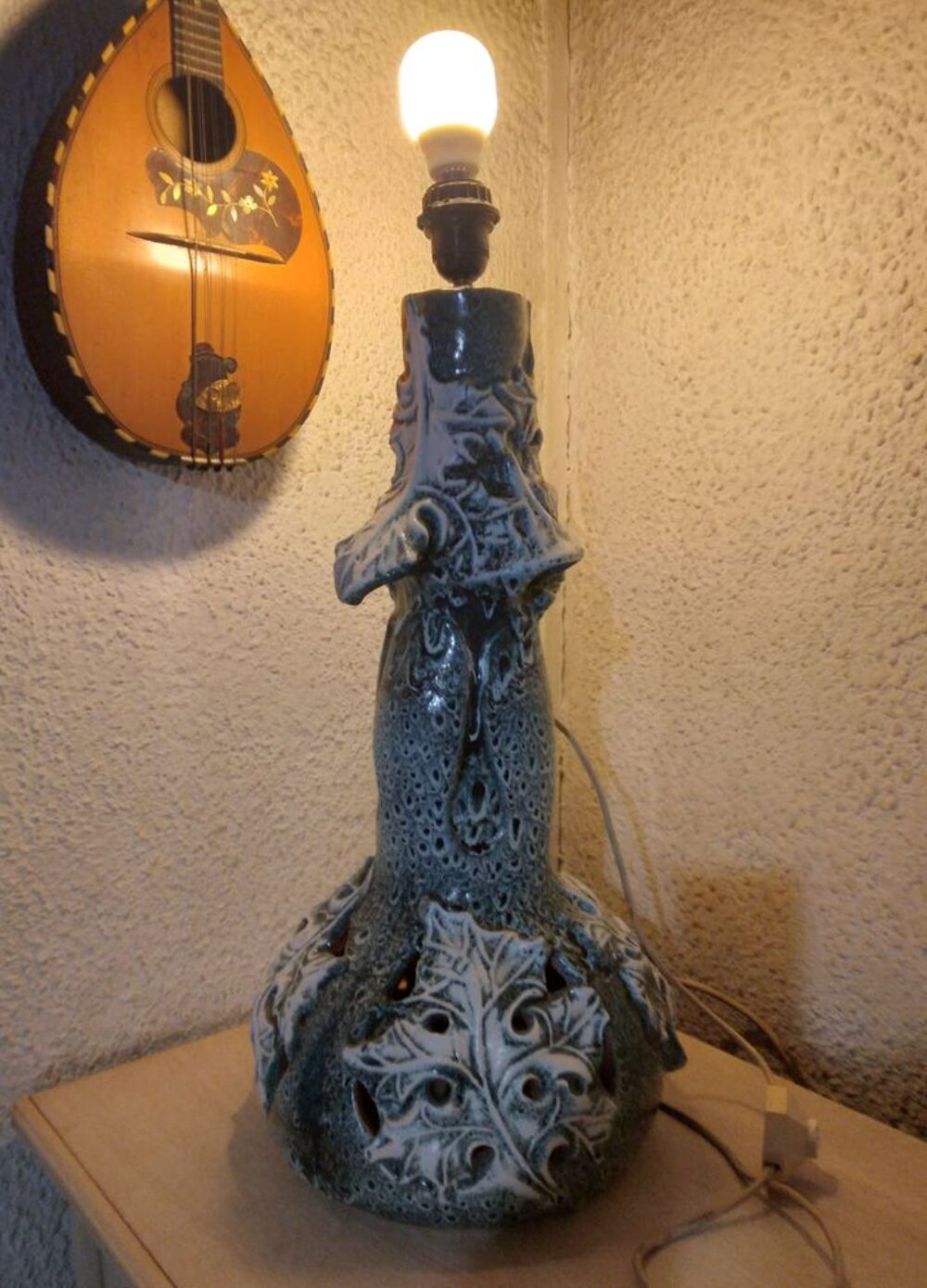 Lampe Vintage en c&eacute;ramique Décoration