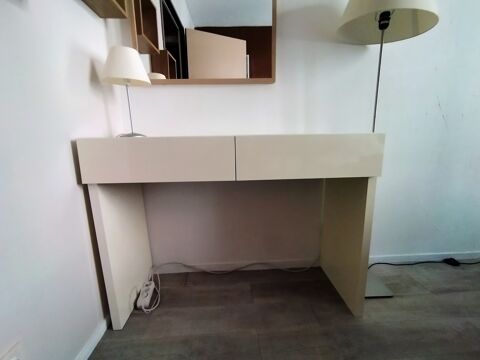 Console blanc laqu 80 Paris 4 (75)