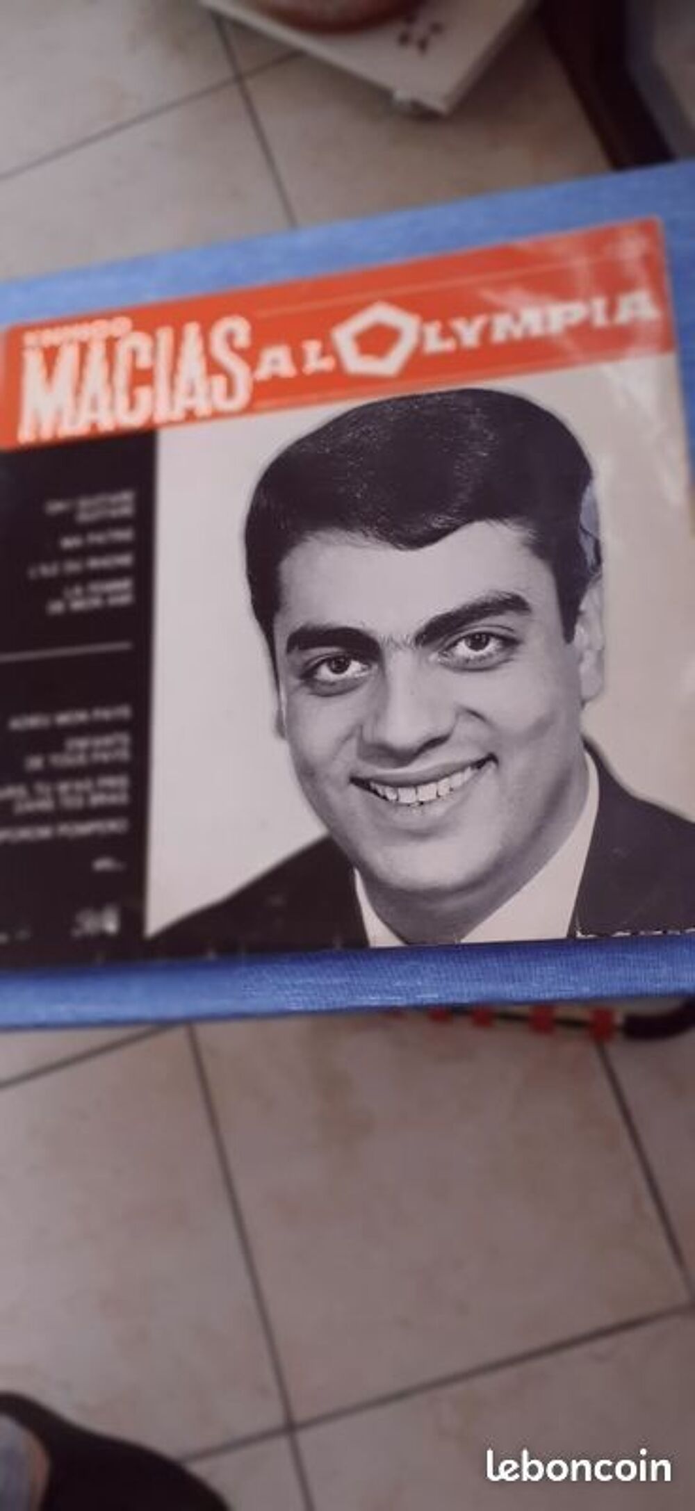 Lot de 2 disques vinyl 33 tours Enrico Macias CD et vinyles
