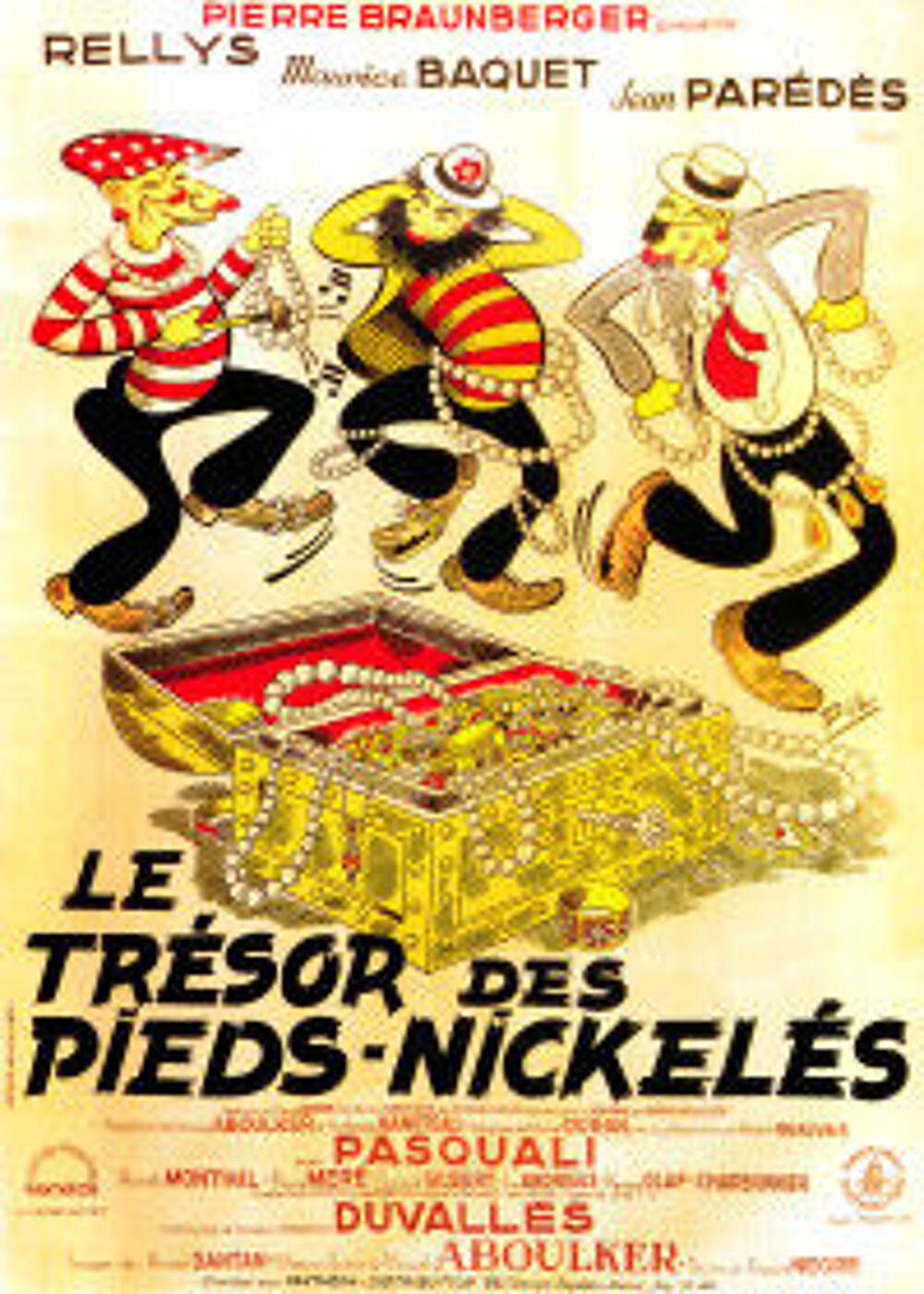 LE TRESOR DES PIEDS NICKELES DVD et blu-ray