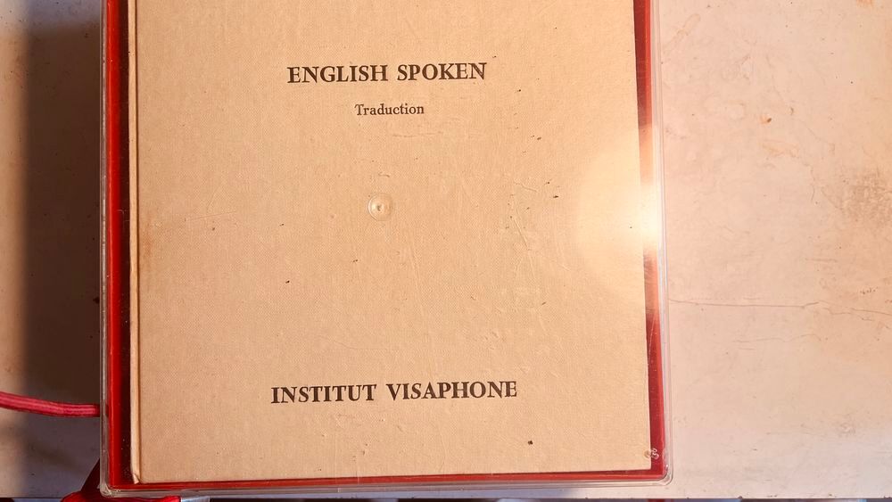 COURS D'ANGLAIS VISAPHONE. LIVRES et DISQUES CD et vinyles