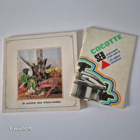 Livre La cuisine au micro-ondes (67 pages) et 25 id�es cocot 2 Saumur (49)