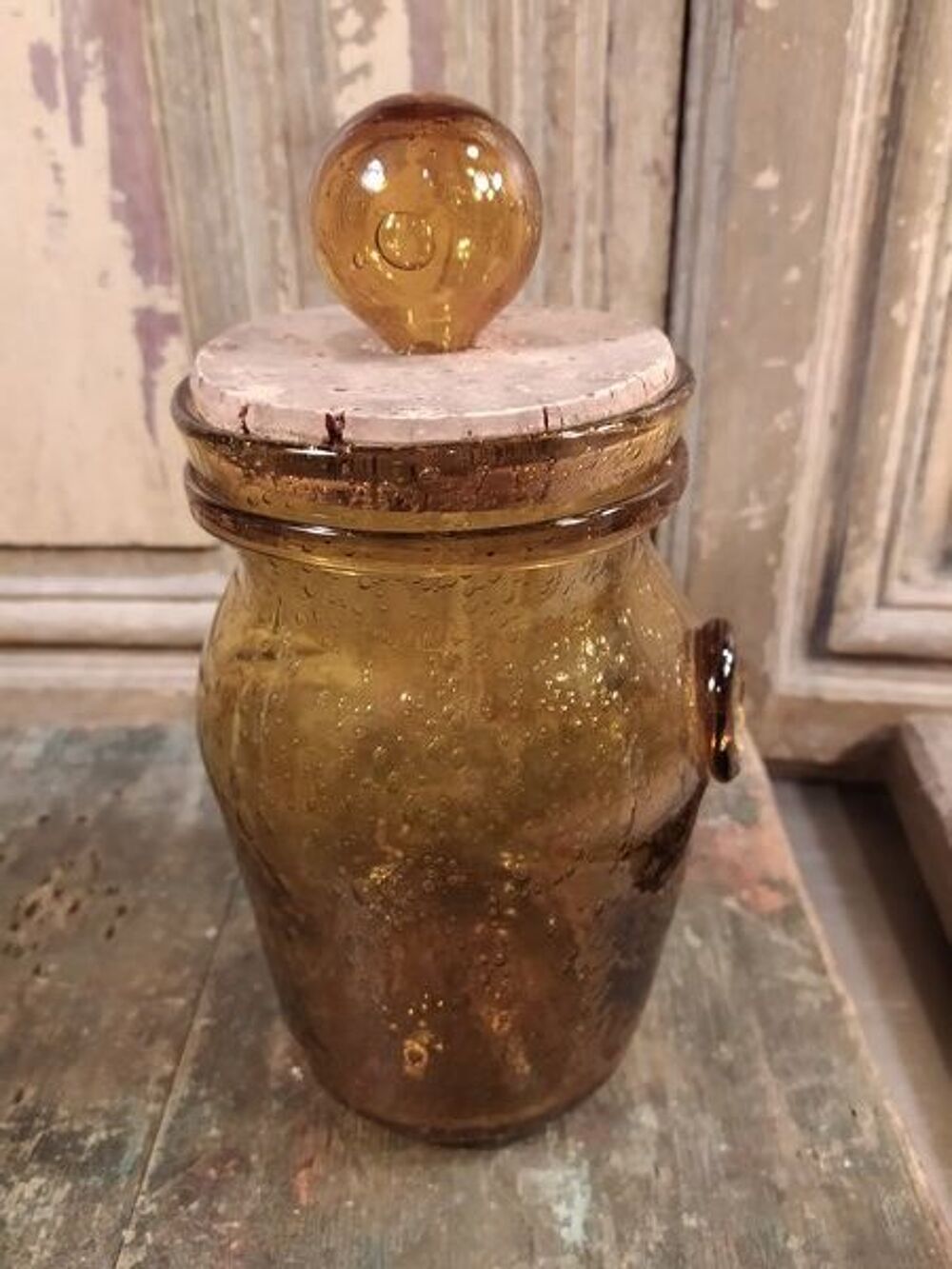 Pot Bocal Conserve Verre &agrave; Bulle Biot Décoration