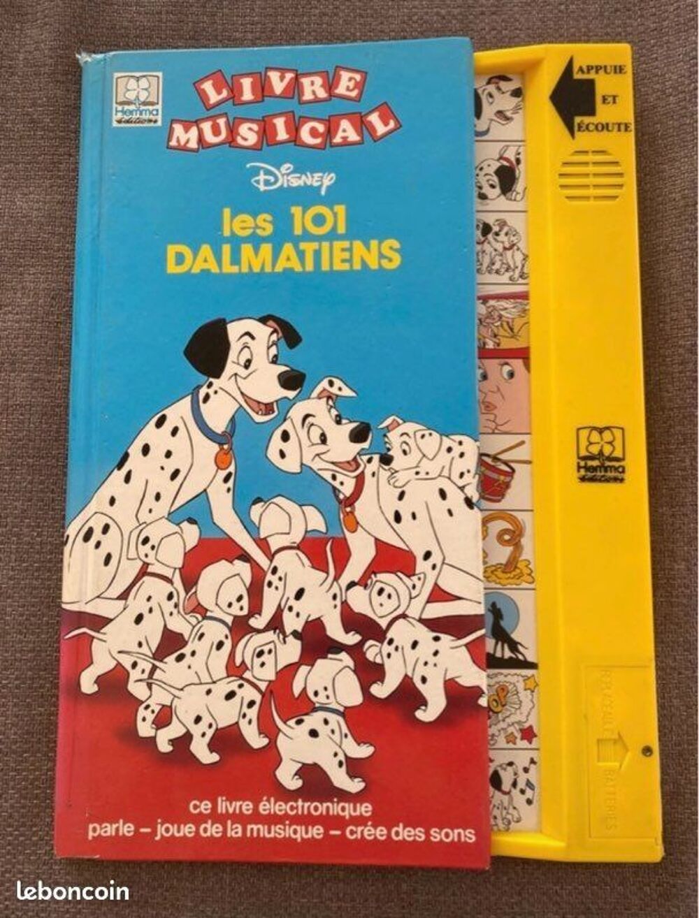 Les 101 dalmatiens livre musical Livres et BD