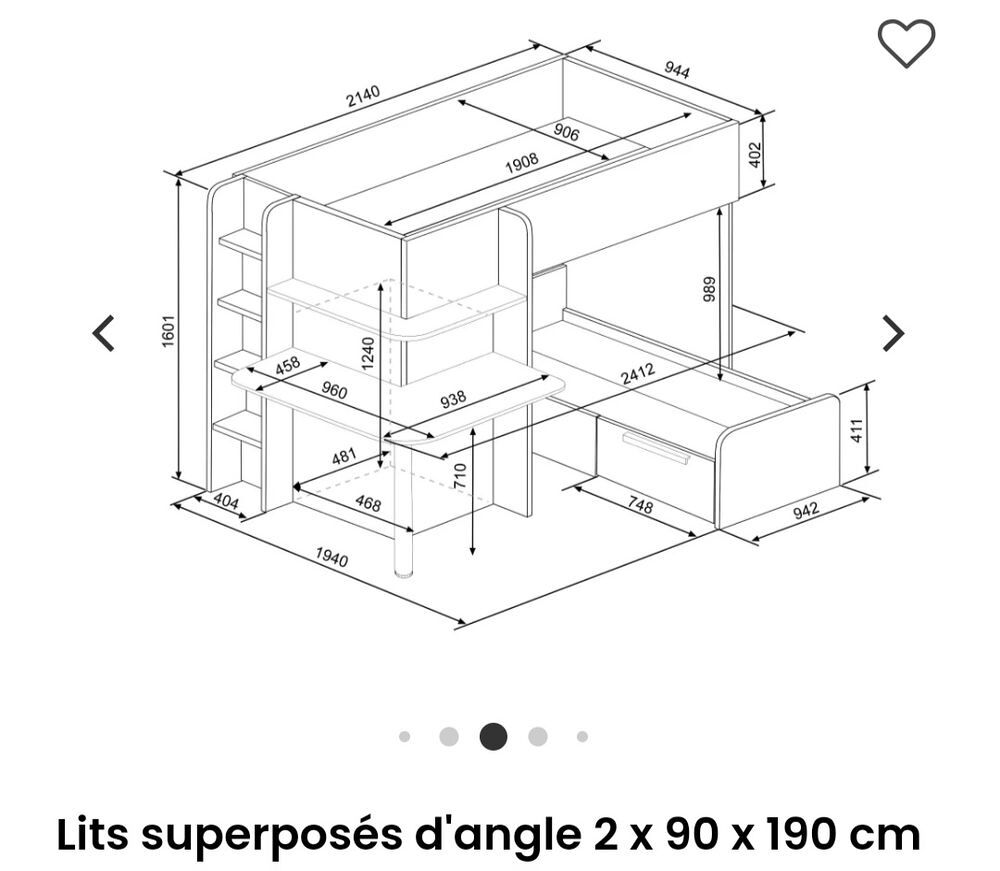 Lits superpos&eacute;s Meubles