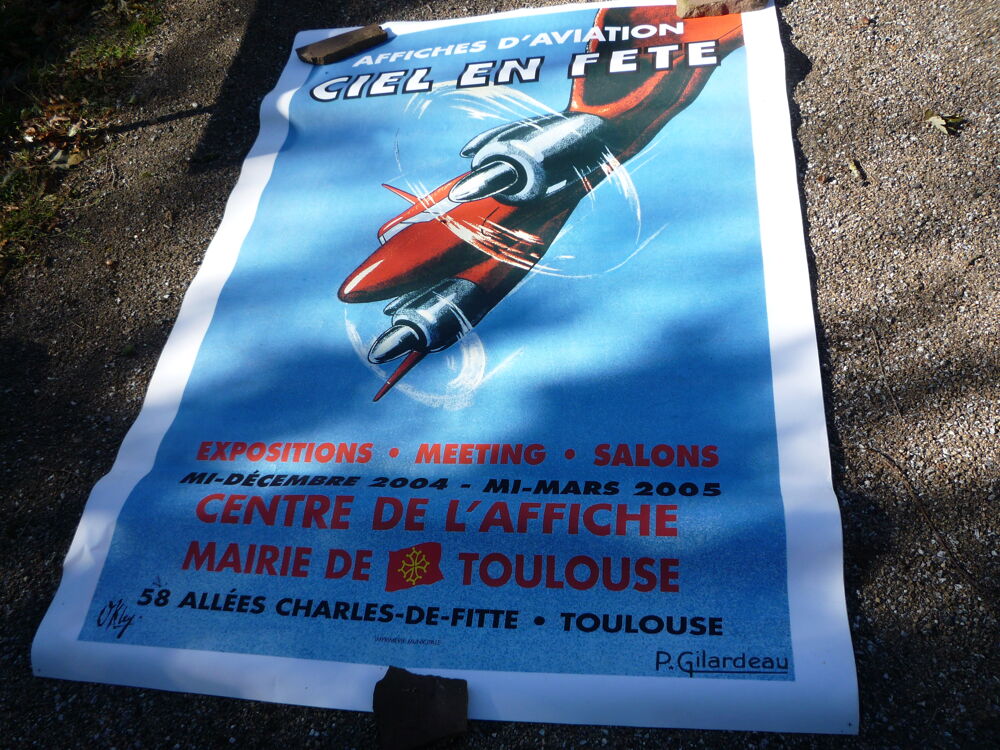 Affiche aviation Toulouse / histoire de Toulouse 