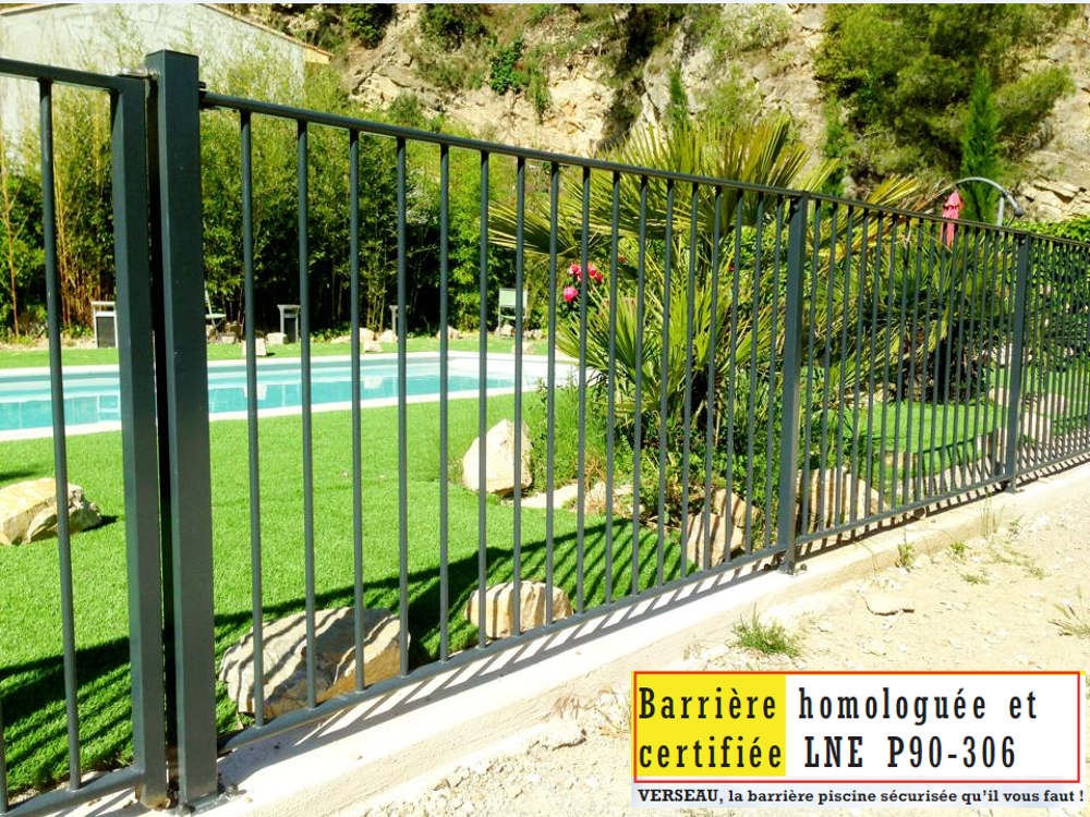 DESTCOKAGE BARRIERES PISCINE FER Jardin