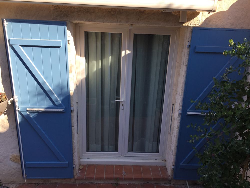 Ensemble volets alu isol&eacute;, et porte fen&ecirc;tre PVC Bricolage