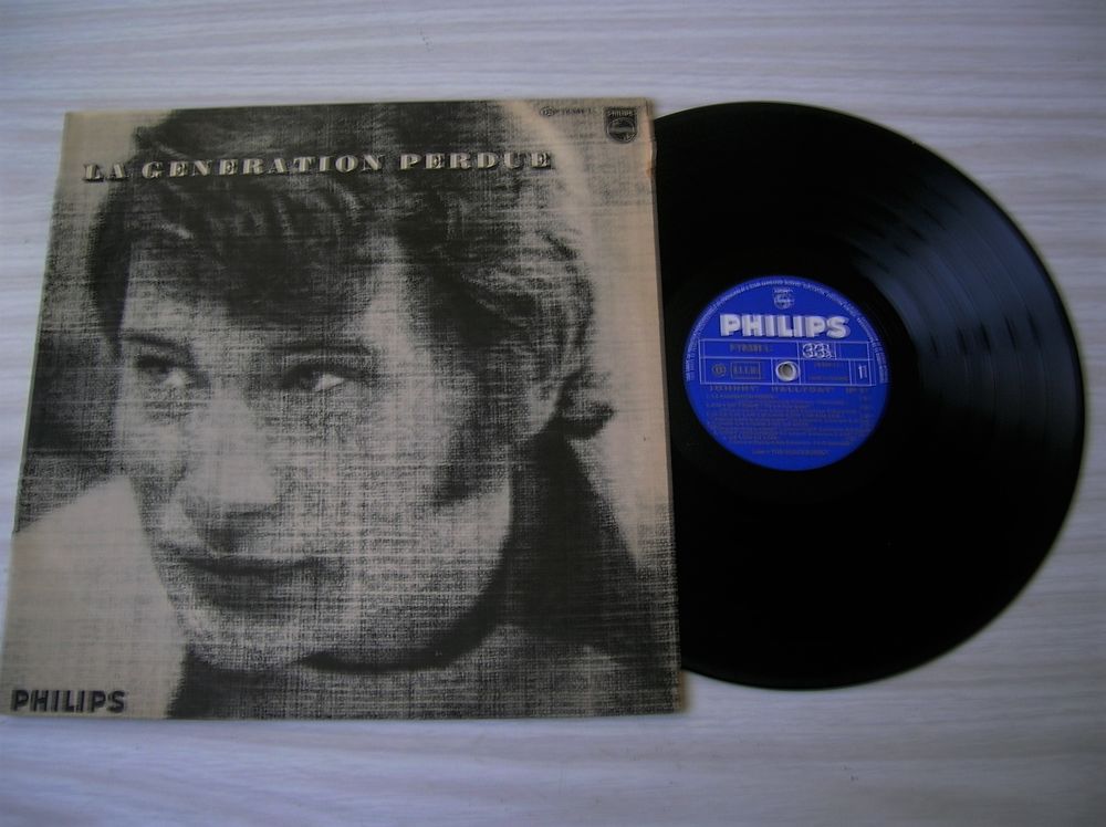 33 Tours JOHNNY HALLYDAY La g&eacute;n&eacute;ration perdue CD et vinyles