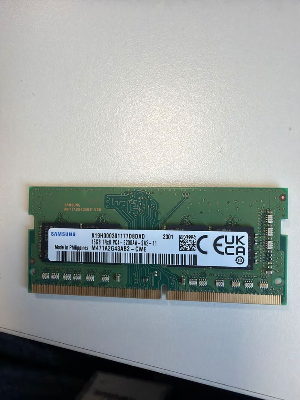 Barrette RAM Dell DDR4 16 Go 3200 MHz M&eacute;moire PC Mat�riel informatique