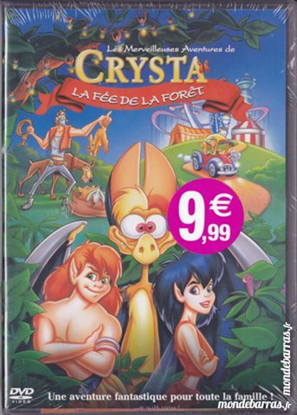 les merveilleuses aventures de CRYSTA DVD et blu-ray