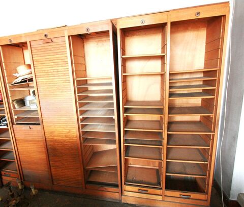 CLASSEURS A RIDEAU EN BOIS . Marseille 1 (13)
