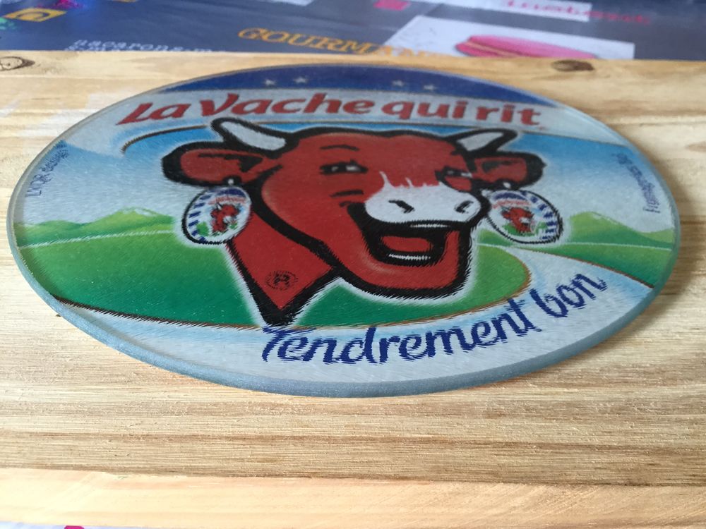 Dessous de Plat en verre La Vache qui rit Décoration