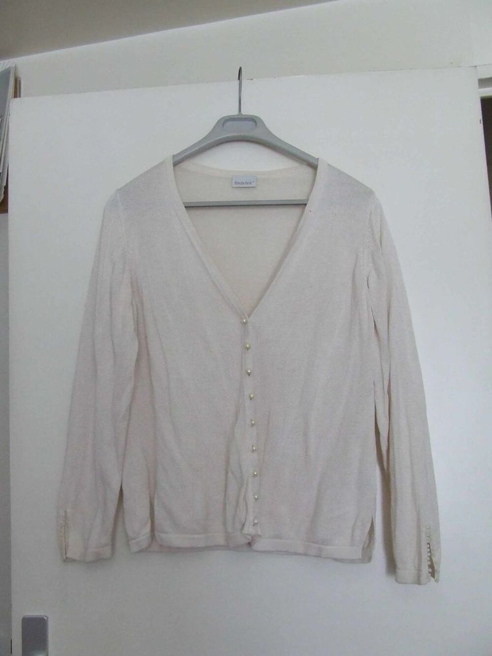 Gilet manches longues, BLANCHE PORTE, &Eacute;cru, T. 42 44 Vêtements
