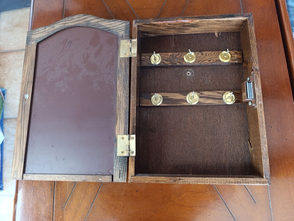 Charmante armoire portecl&eacute;s murale fa&ccedil;ade miroir Décoration