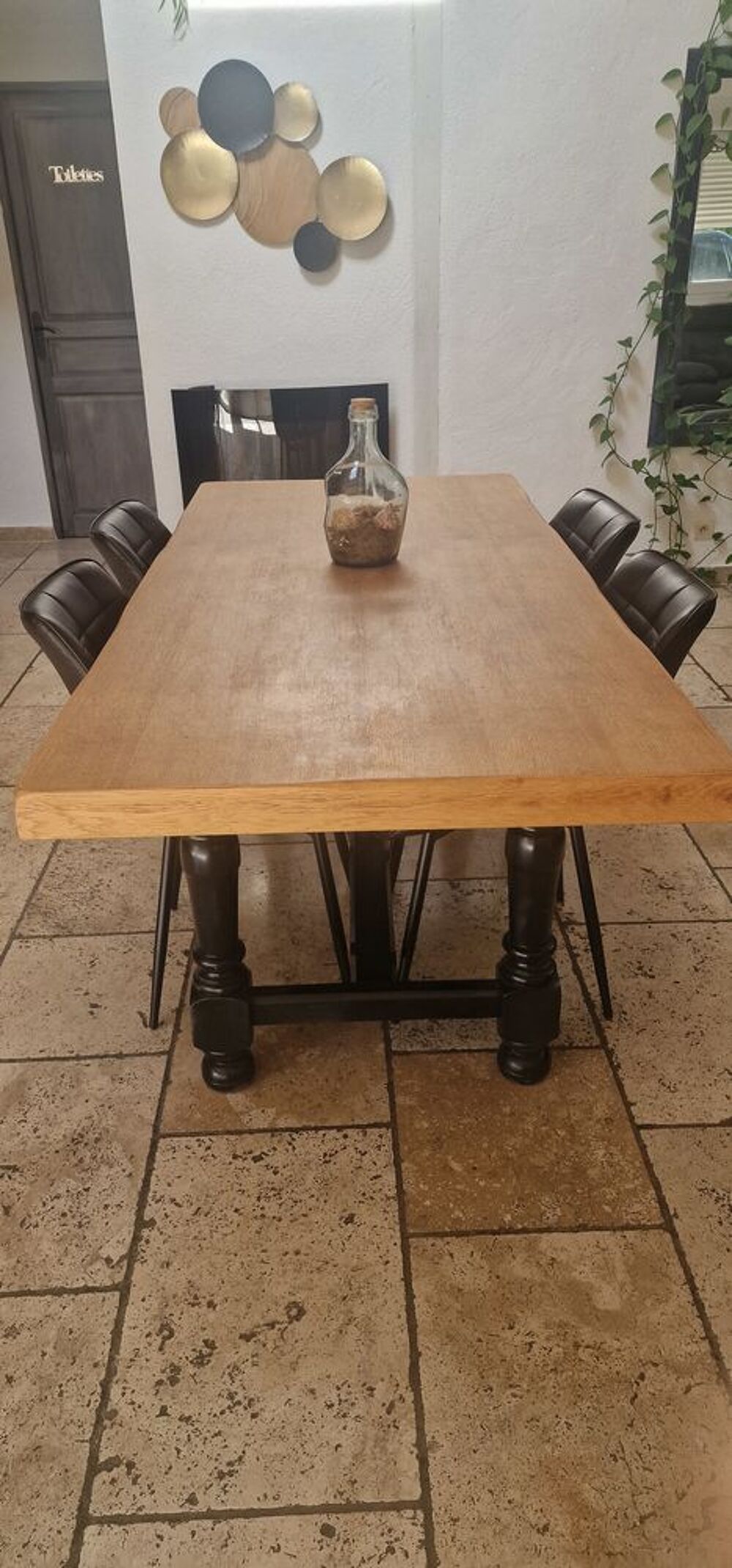 Table Plateau Ch&ecirc;ne Meubles