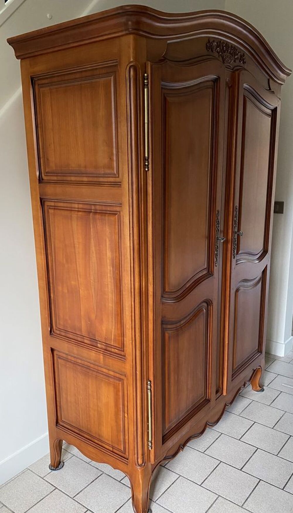 Armoire merisier massif TV Meubles
