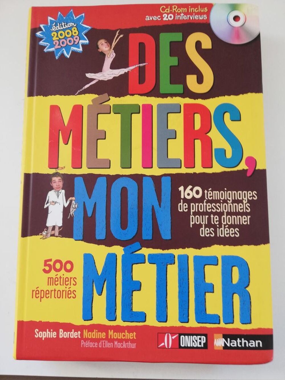 M&Eacute;TIERS..: RECHERCHER -LIVRE GUIDE - 500 D&Eacute;CRITS --- NATHAN Livres et BD