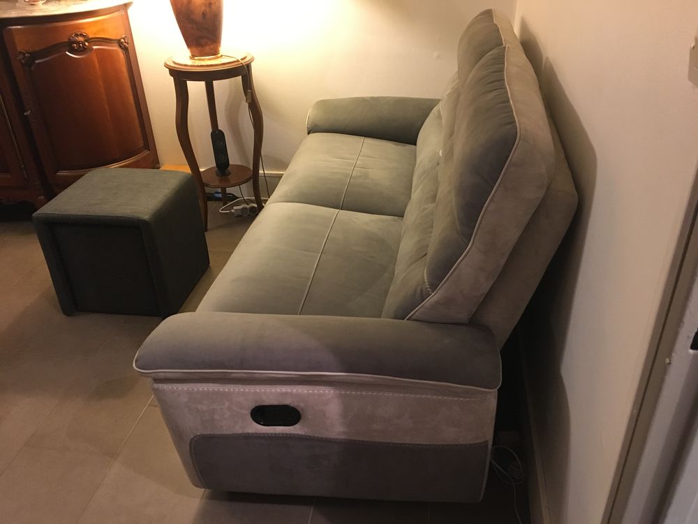 Canap&eacute; 2 places XL inclinable Meubles