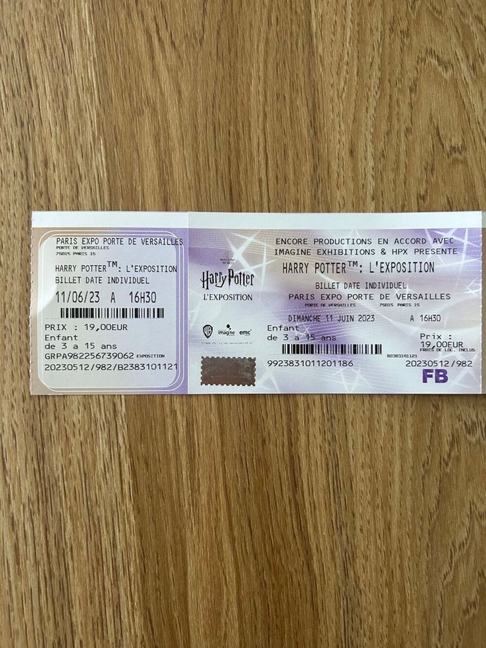 Billets Exposition Harry Potter Billetterie