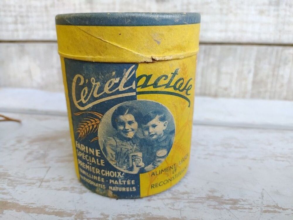 Rare Boite Carton Publicitaire C&eacute;r&eacute;lactale / No Bl&eacute;dine 