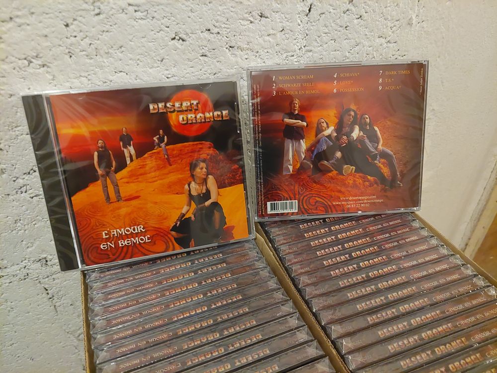CD du groupe de rock multiculturel DESERT ORANGE Audio et hifi