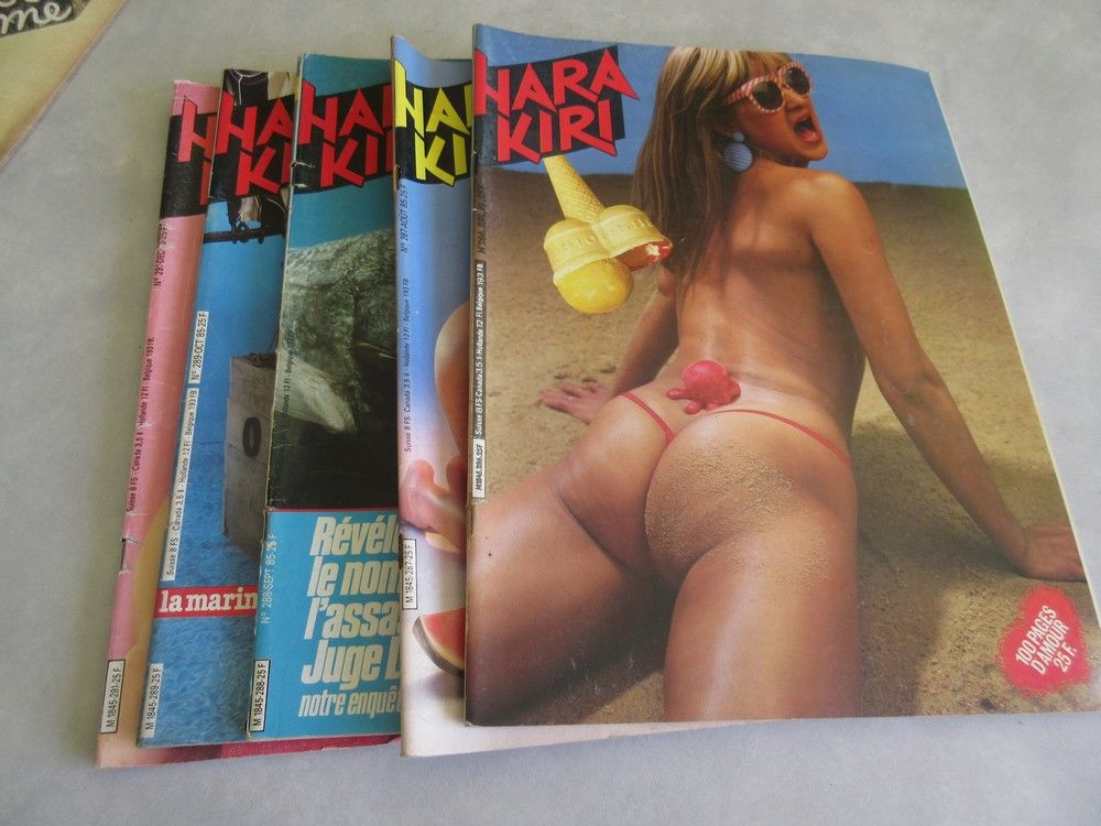 Revues HARA KIRI Ann&eacute;e 1985 Livres et BD