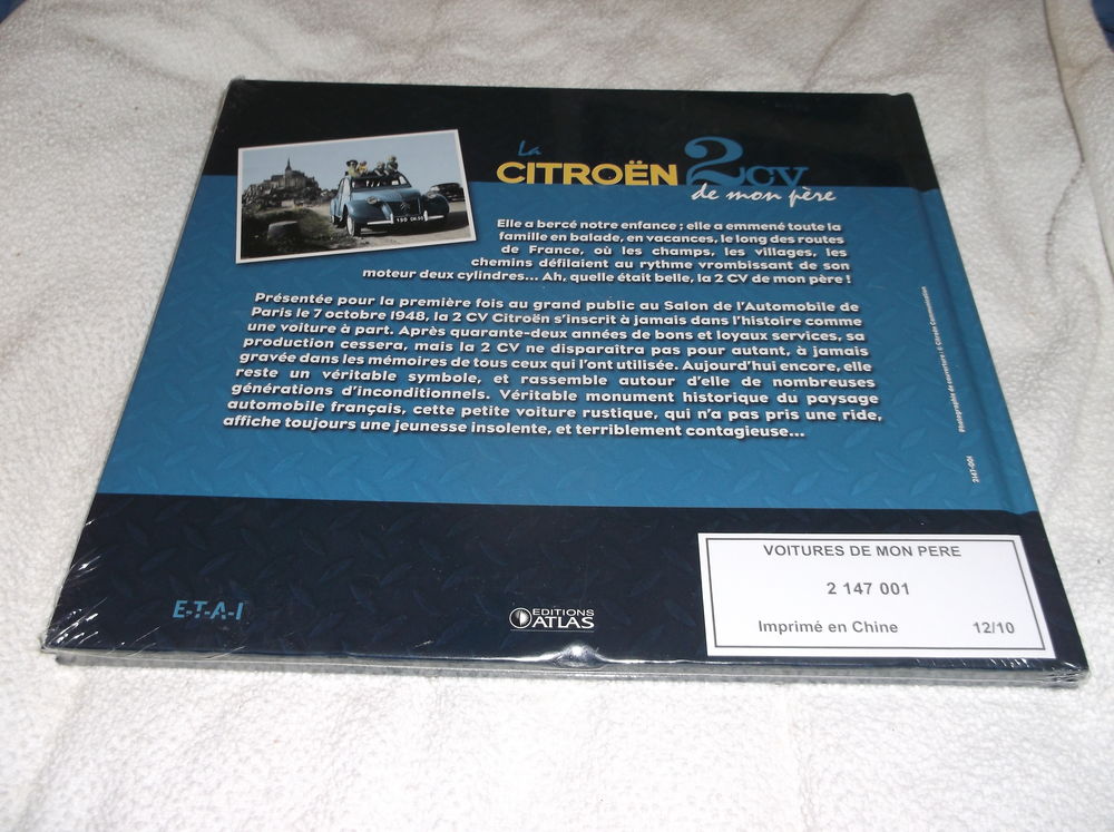 LIVRE DE LA 2 CV E MON PERE NEUF
Livres et BD
