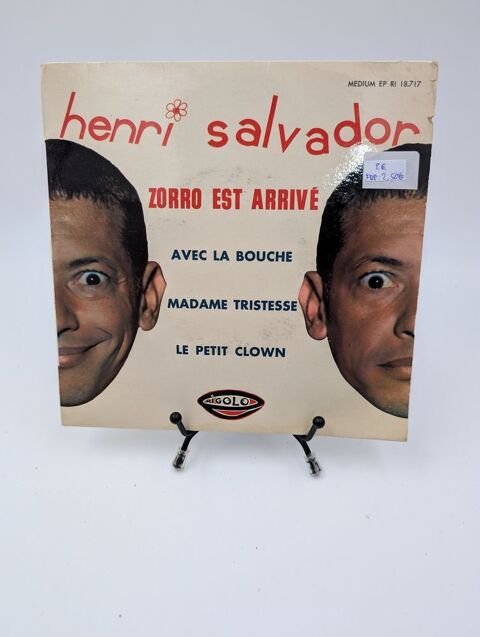 Vinyle 45 tours Henri Salvador : Zorro est Arrivé... 2 Vulbens (74)