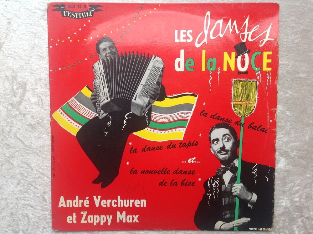 ANDR&Eacute; VERCHUREN ZAPPY MAX 33 TOURS Envoi Possible
CD et vinyles