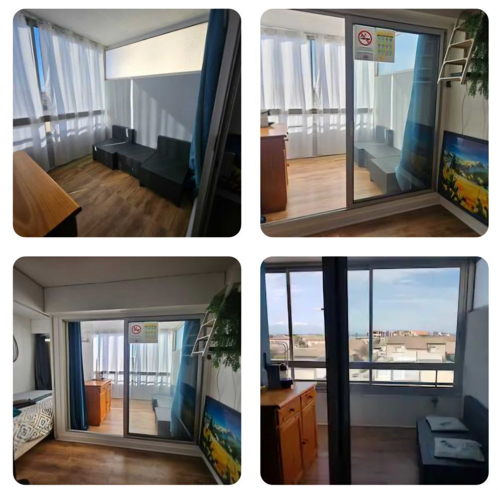 Vente Appartement studio avec terrasse à  50m à  pied de la plage résidence front de mer vue sur les Pyrénées Canet-en-roussillon