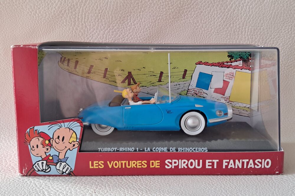 mod&egrave;le r&eacute;duit les voitures de spirou et fantasio 
