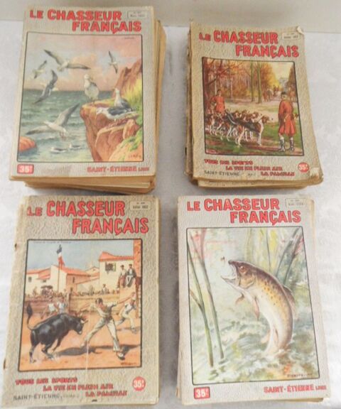28 ANCIENS MAGAZINES  LE CHASSEUR FRANCAIS  DE 1952 A 1955 49 Marseille 11 (13)