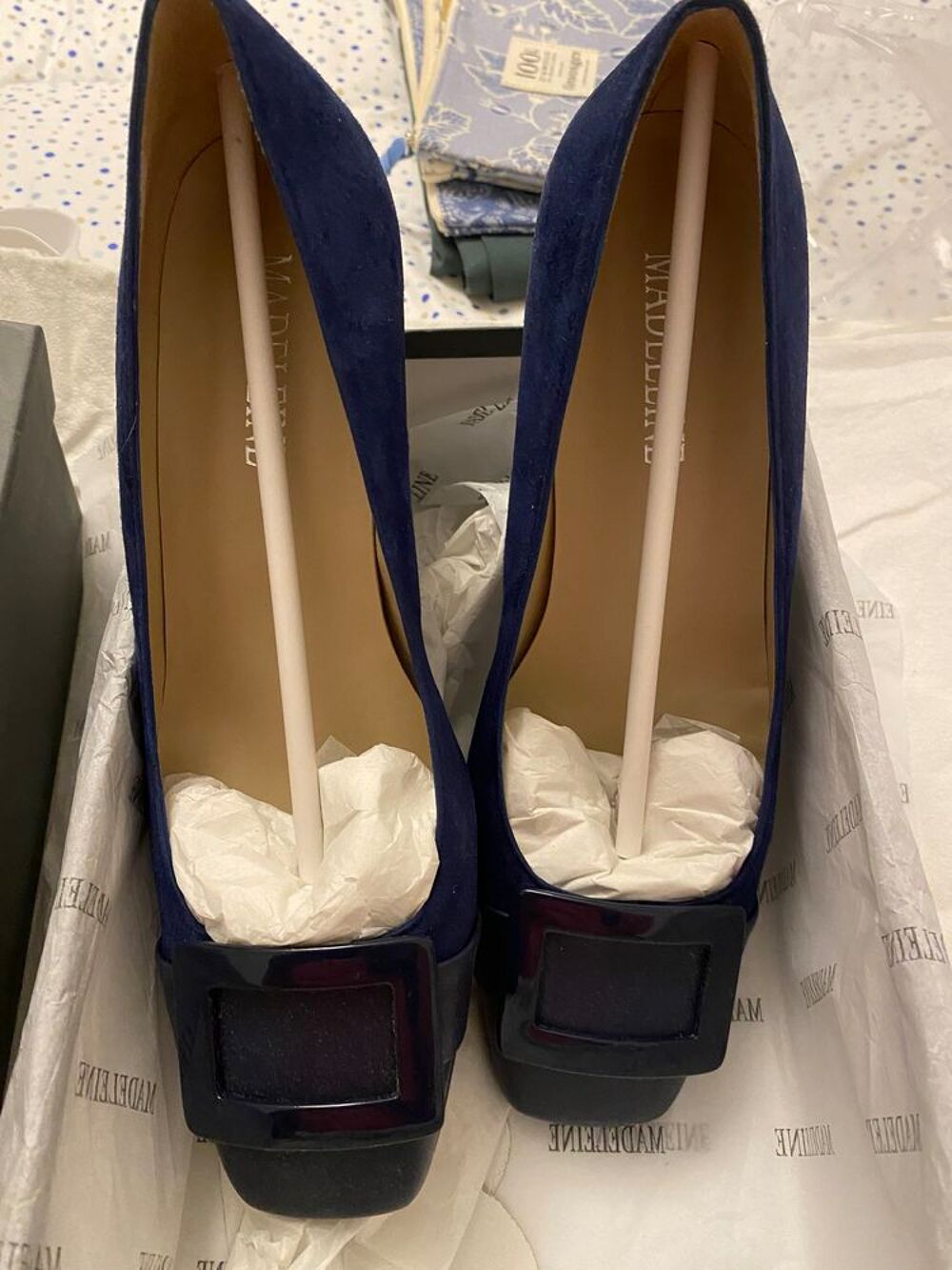 MOCASSIN de Printemps "&nbsp;MADELEINE&nbsp;" Femme T39 Marine 
Chaussures