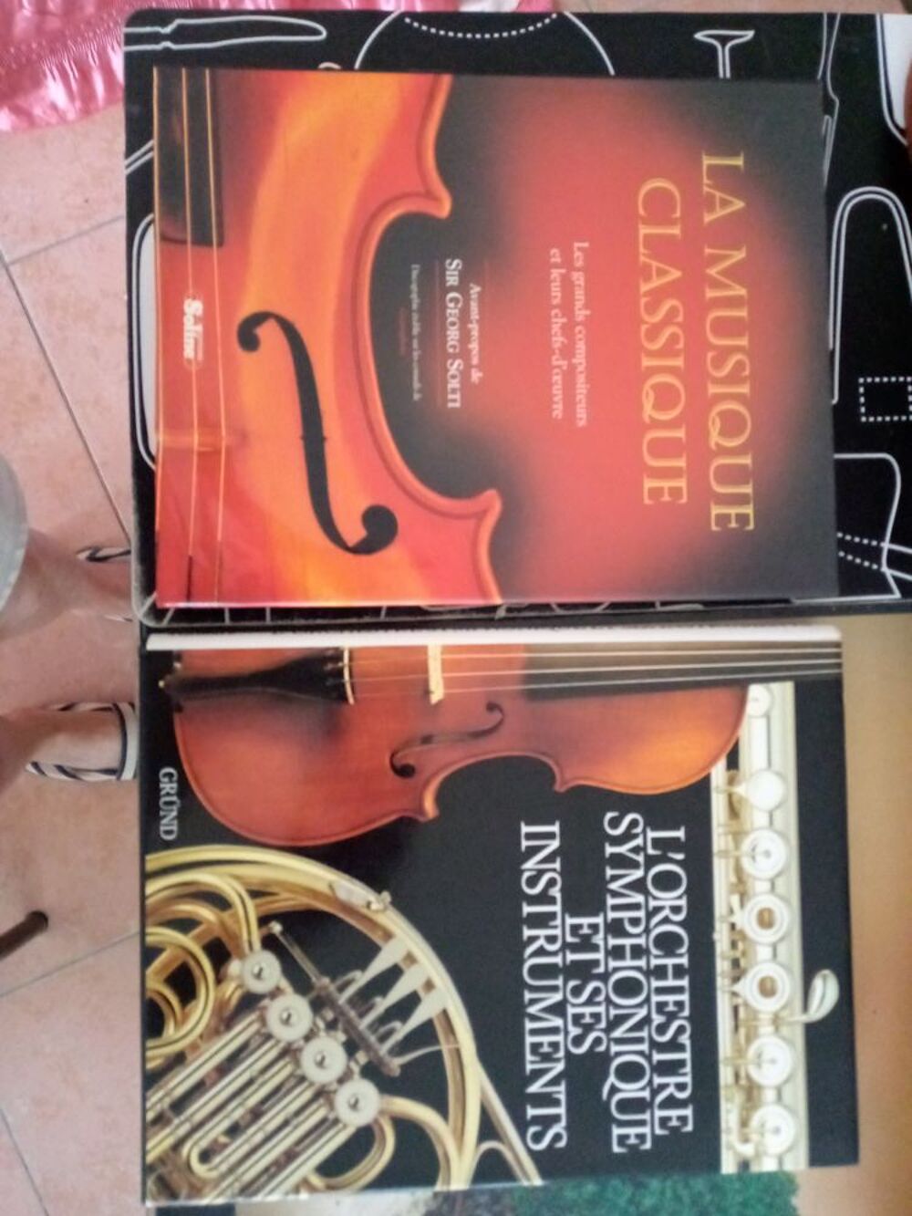 Deux ouvrages sur la musique et les instruments Livres et BD