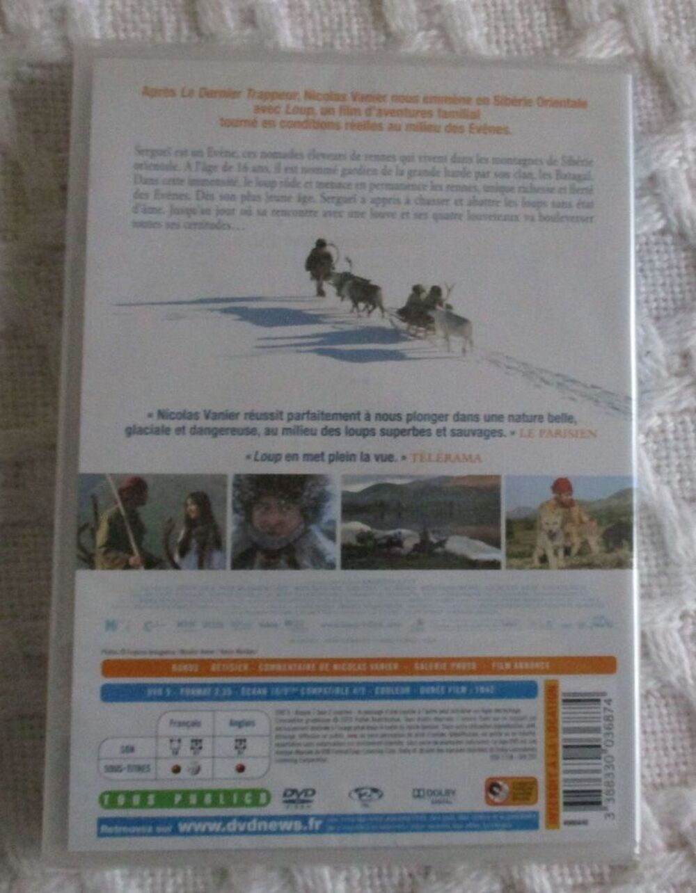  DVD NEUF LOUP de NICOLAS VANIER DVD et blu-ray