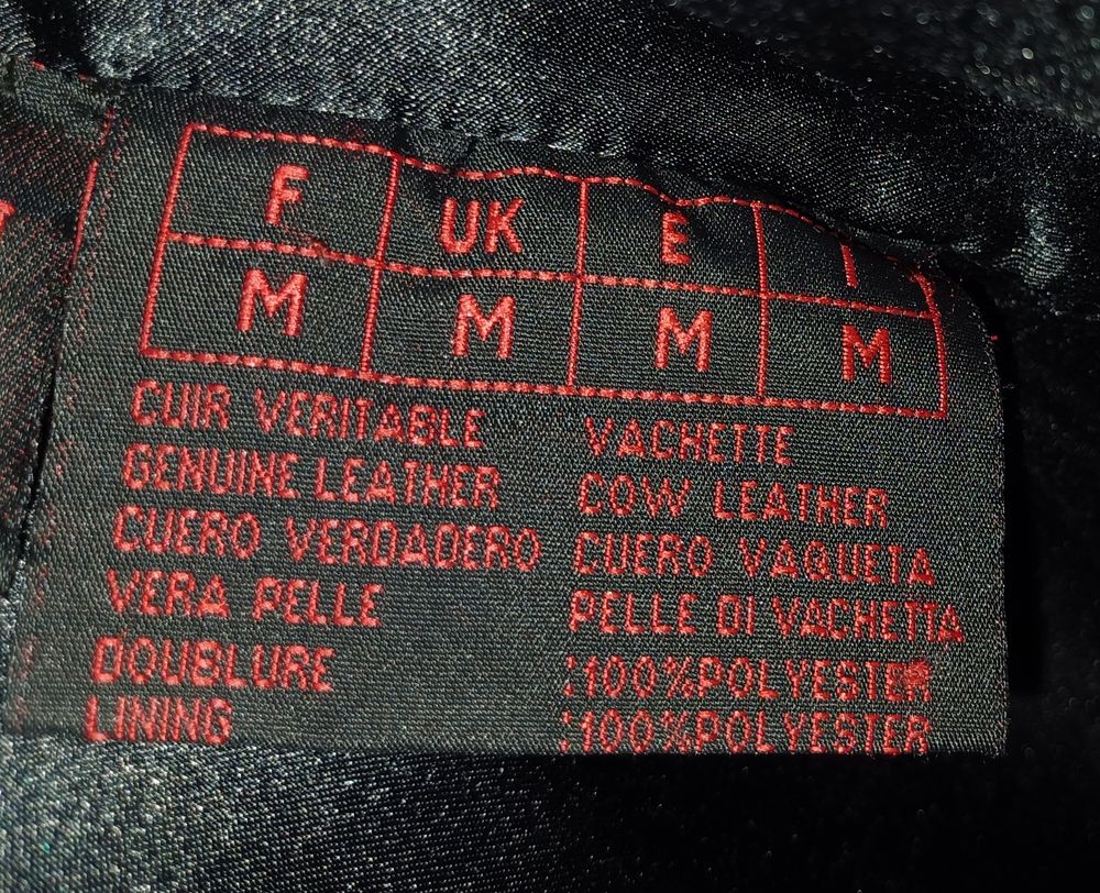Blouson cuir vachette noir Vêtements