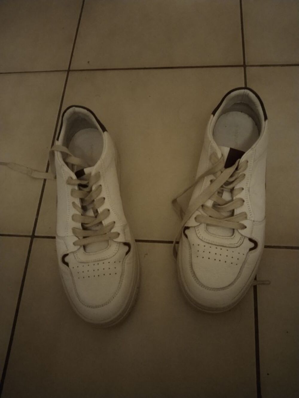 Tennis cuir femme Chaussures