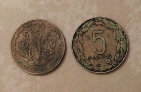 pices Afrique 5 francs CFA 
1 Marseille 9 (13)