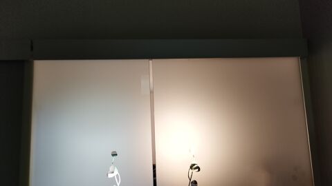 PORTES VITRES SUSPENDUES+RAILS 0 Lisses (91)