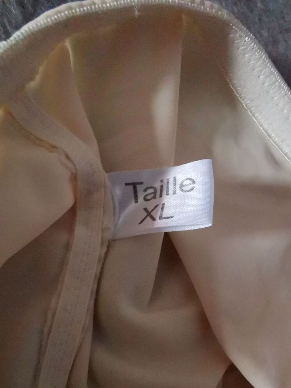 Culotte haute beige sans marque, taille XL, neuve Vêtements