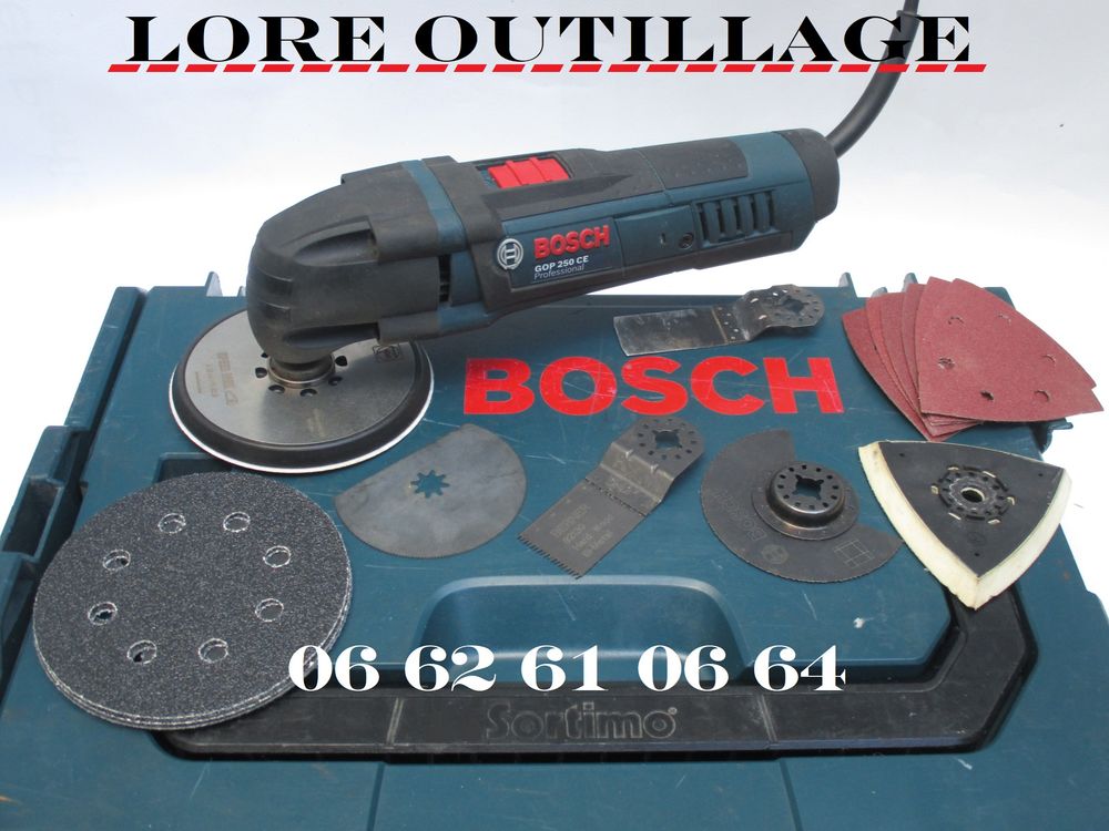 BOSCH GOP 250 CE
Outil multifonction Bricolage