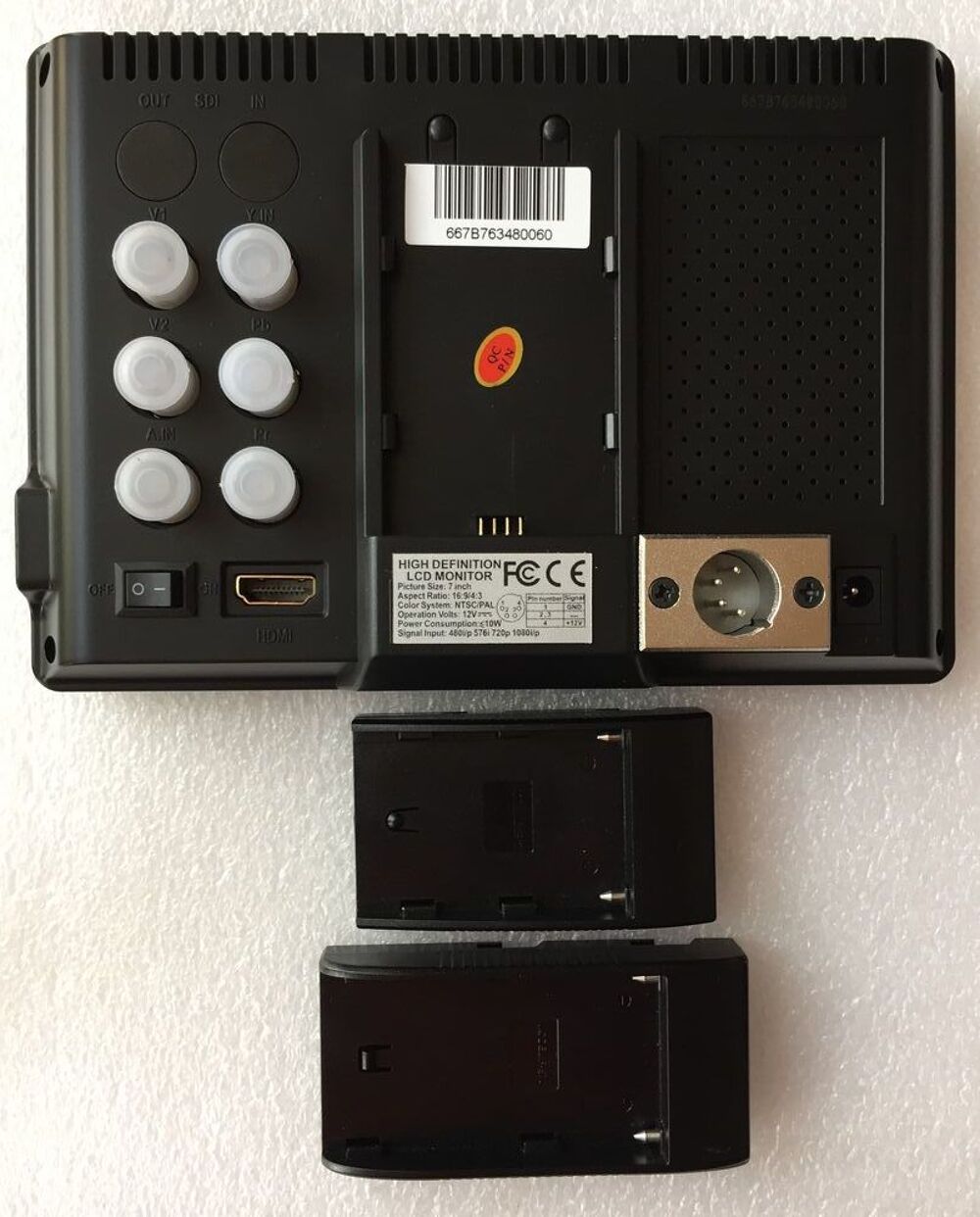 Lilliput 7"667GL-70NP/H/YLCD Video Cam&eacute;ra Moniteur avec HDMI Photos/Video/TV