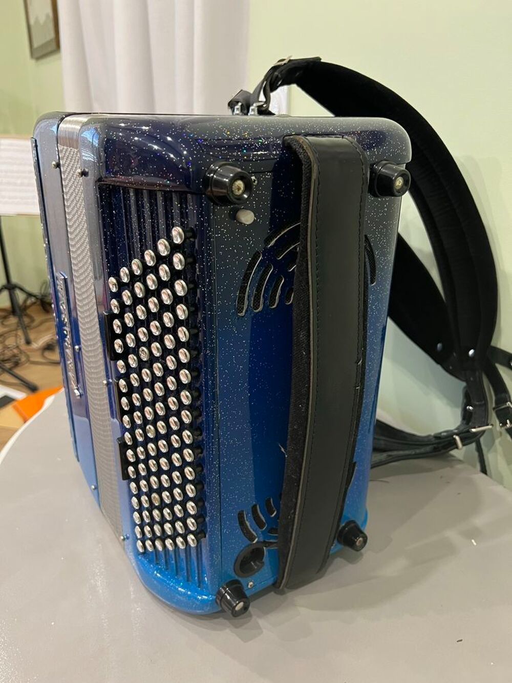 Accord&eacute;on Mengascini F20 &eacute;quip&eacute; midi main gauche 3D41 Instruments de musique