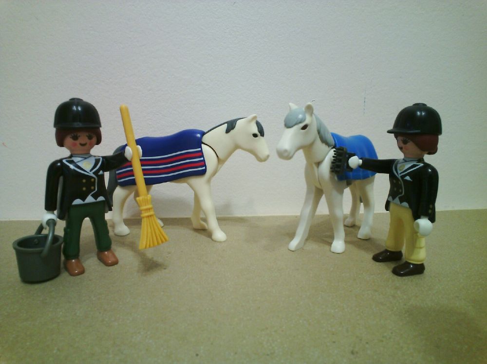 Le soin des chevaux Playmobil Jeux / jouets