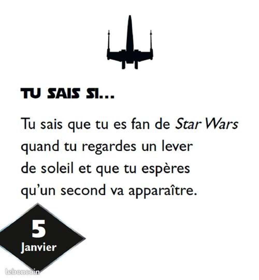 Star Wars : 365 messages pour un fan ! paquet cadeau Livres et BD